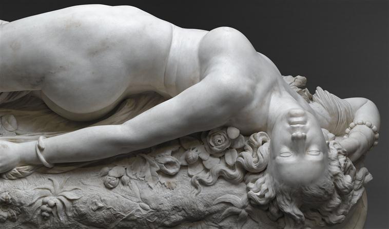 La “Donna morsa da un serpente” di Auguste Clésinger