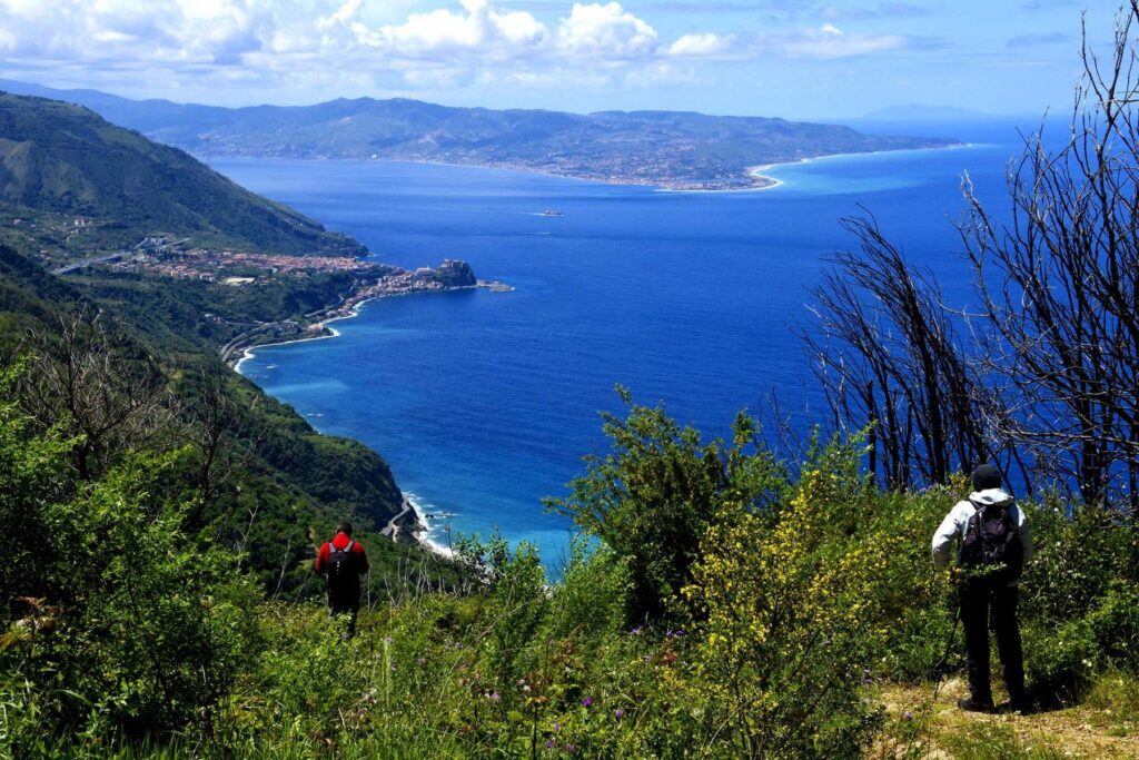 panorama sentiero dell'aspromare costa viola