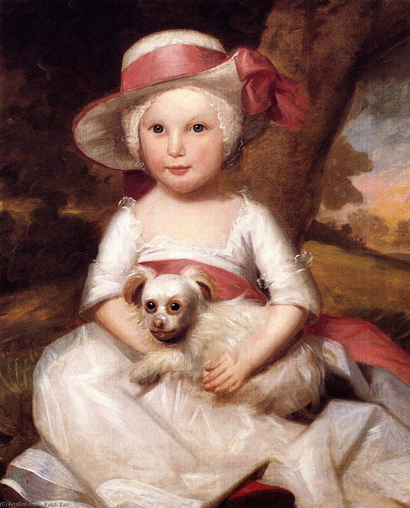 raplh earl portrait of a child