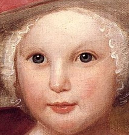 Dettaglio del dipinto Portrait of a Child, di Ralph Earl